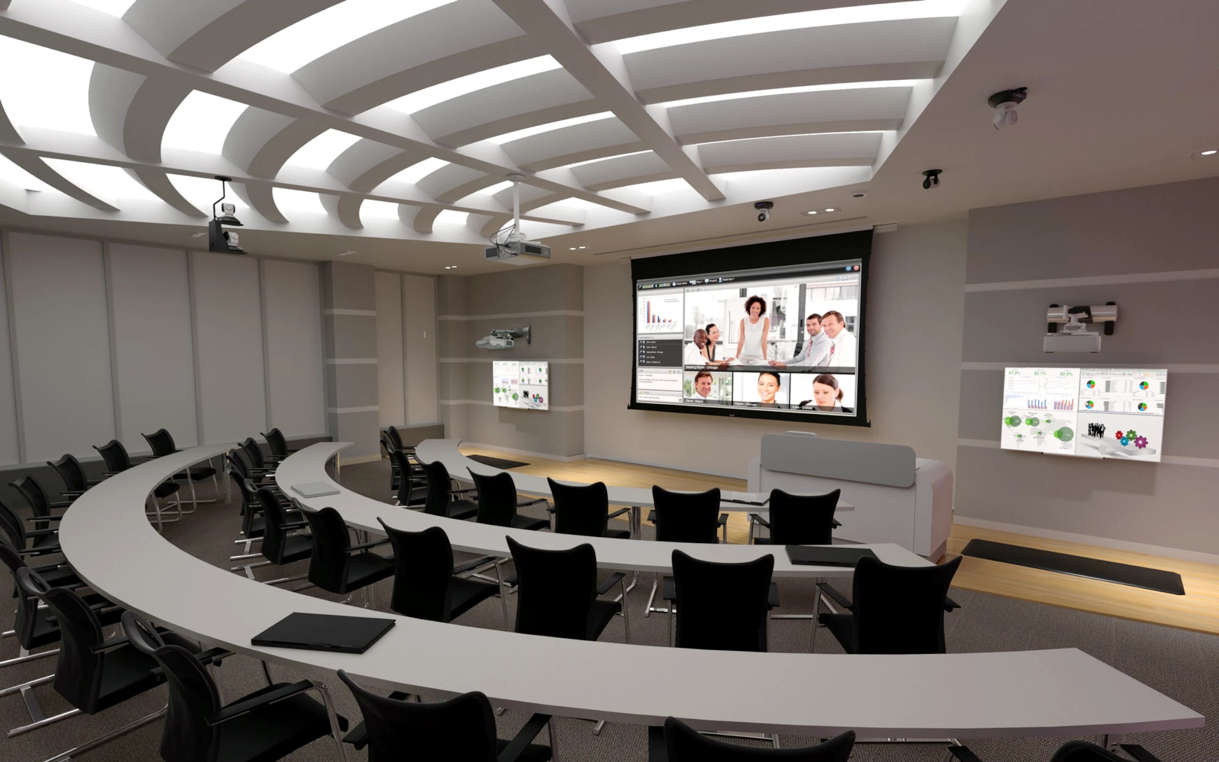 Audio visual conference room